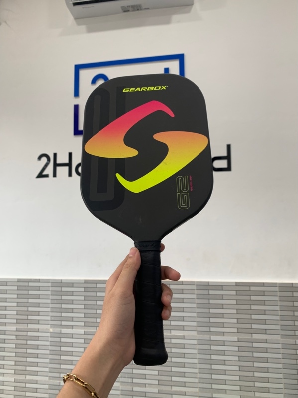 Vợt pickleball Gearbox G2 Integra - 14mm - Màu đen - Ngoại hình: 97% - Cấn góc - Body