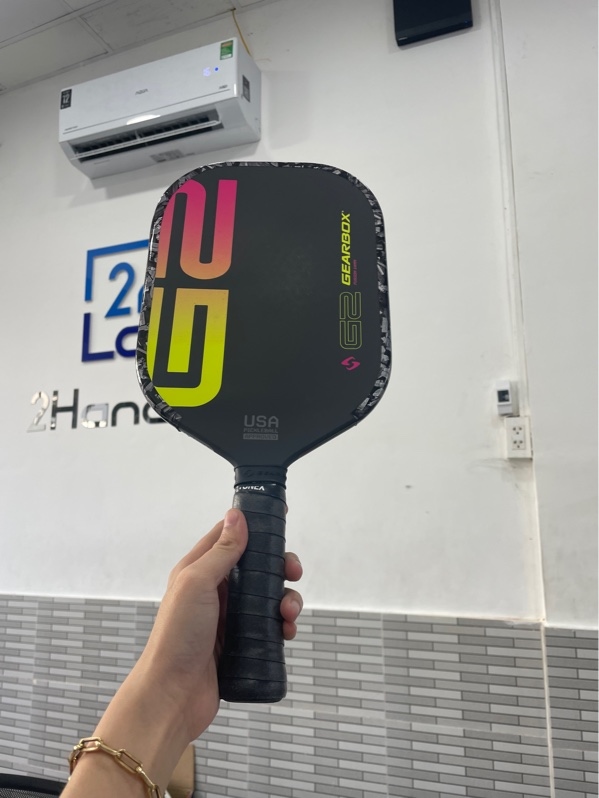 Vợt pickleball Gearbox g2 - Màu đen - Ngoại hình: 97% - Trầy body - Body