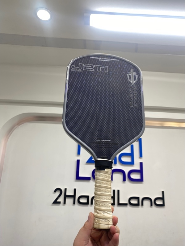 Vợt Pickleball Honolulu J2TI - 16mm - Màu đen ánh navy - Ngoại hình 97.5% - Kèm túi