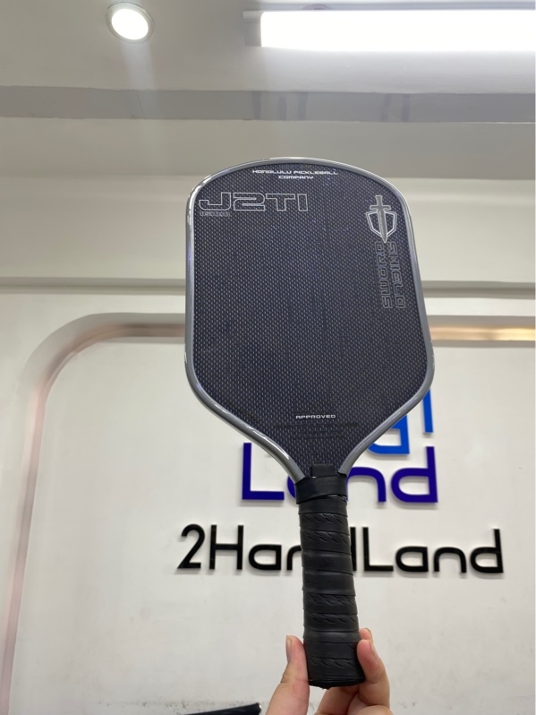 Vợt Pickleball Honolulu J2TI - 16mm - Màu đen ánh navy - Ngoại hình 97% - Kèm túi
