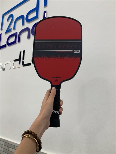Vợt Pickleball Joola Agassi Champion - 12mm - Màu đỏ - Ngoại hình: 97% - Trầy xước, tróc sơn - Body