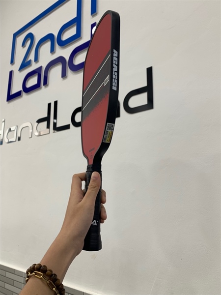 Vợt Pickleball Joola Agassi Champion - 12mm - Màu đỏ - Ngoại hình: 97% - Trầy xước, tróc sơn - Body 1