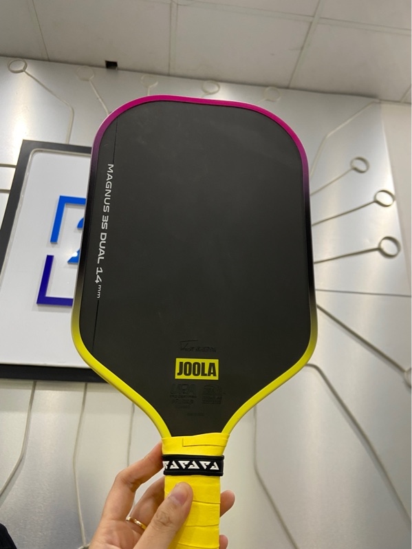 Vợt Pickleball Joola magnuss 3s Dual 14mm - Màu vàng đen - Ngoại hình: 97% - Body