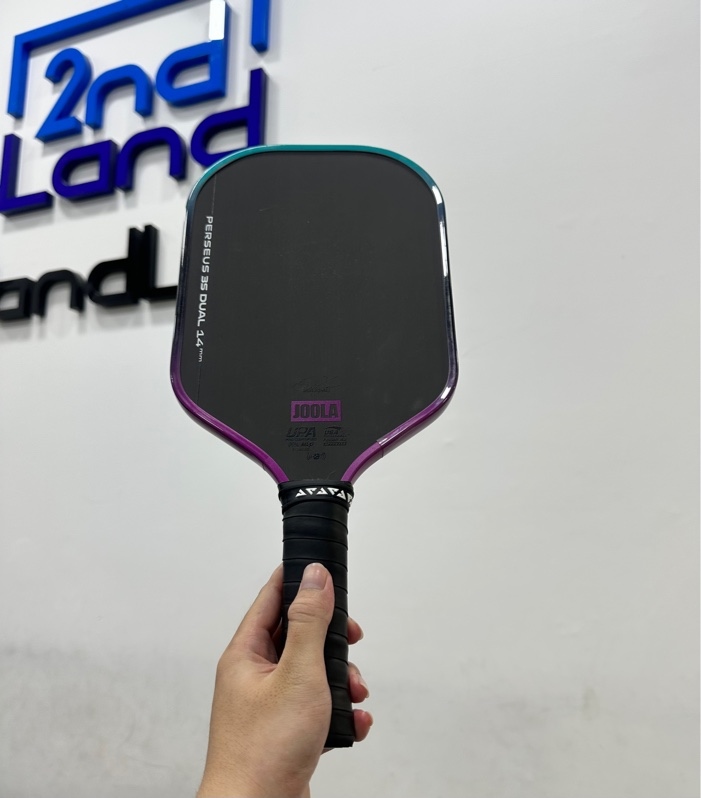 Vợt pickleball Joola Perseus 3S Dual 14mm - Màu tím xanh - Ngoại hình 97.5% - Body