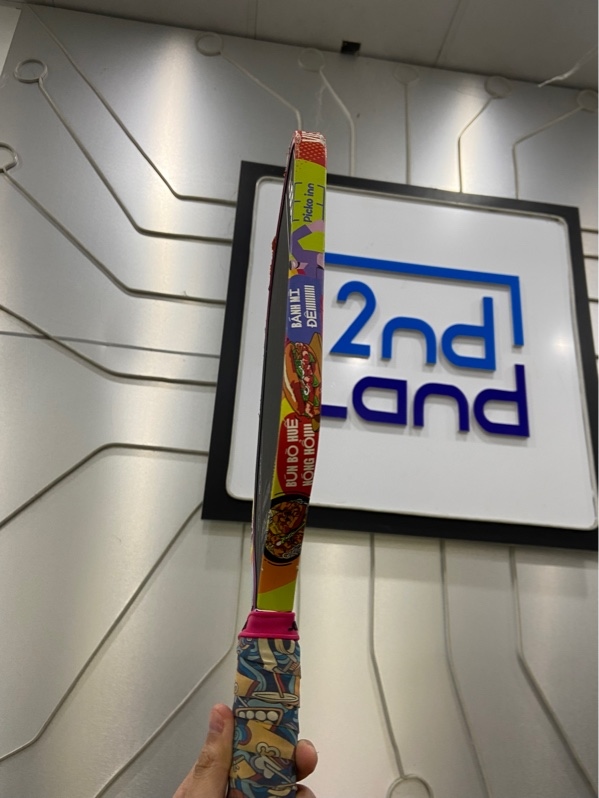 Vợt PickleBall JOOLA Tyson McGuffin Magnus 3S - 14mm - Màu tím - Ngoại hình: 97% - Tróc lớp dán ngoài , trầy nhẹ mặt - Body