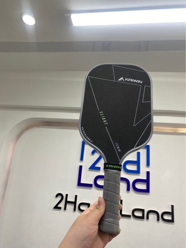 Vợt Pickleball Kaiwin Slight T1000 3K - 16mm - Màu xám - Ngoại hình 98% - Kèm box