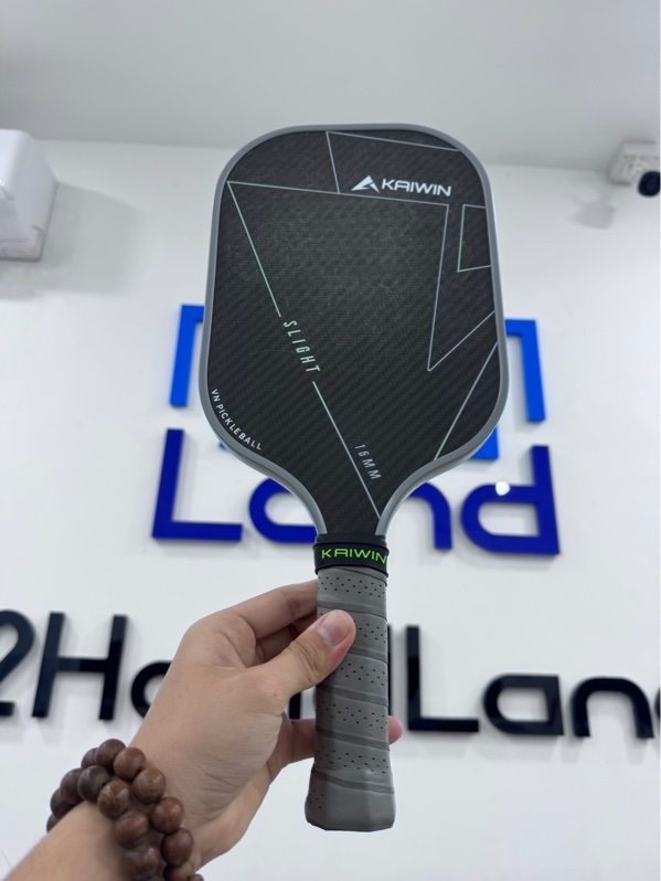 Vợt Pickleball Kaiwin Slight T10003k - 16mm - Màu đen - Ngoại hình 98% - Body