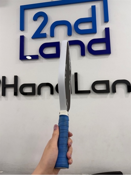 Vợt Pickleball Kamito Tiamo - Màu trắng đen - Ngoại hình 97% - Kèm túi 1