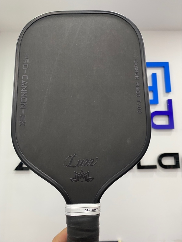 Vợt Pickleball Luzz Pro Cannon Ex - Màu đen - Ngoại hình: 97% - Trầy xước nhẹ - Kèm túi