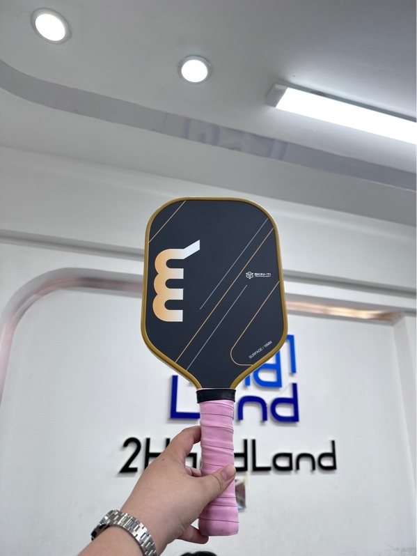 Vợt Pickleball Miiracer - 16mm-Skin-Ti Technology Surface - 16mm - Màu đen vàng - Ngoại hình 97,5% - Body