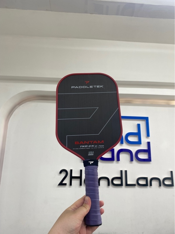 Vợt pickleball Paddletek Bantam TKO-CX - Màu đen đỏ - Ngoại hình 97% - Body