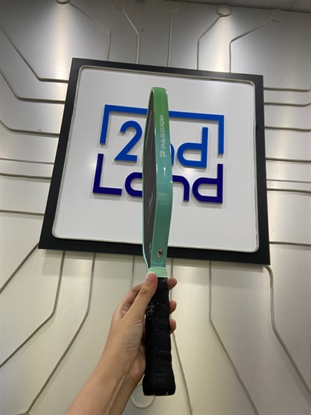 Vợt Pickleball Passion Tornado Pro 16mm - Màu đen xanh ngọc - Ngoại hình: 97% - Kèm túi 1