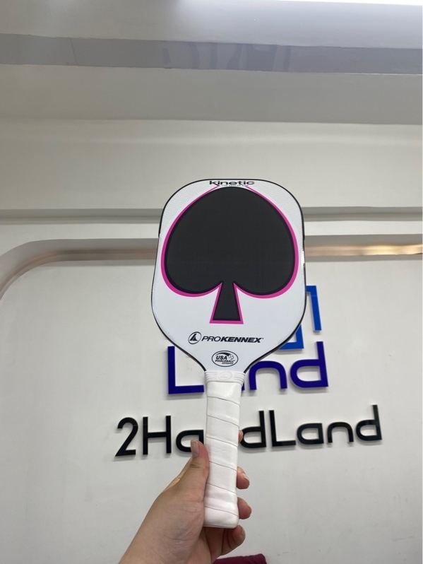 Vợt Pickleball ProKennex White Ace - Màu trắng - Ngoại hình 98% - Kèm túi