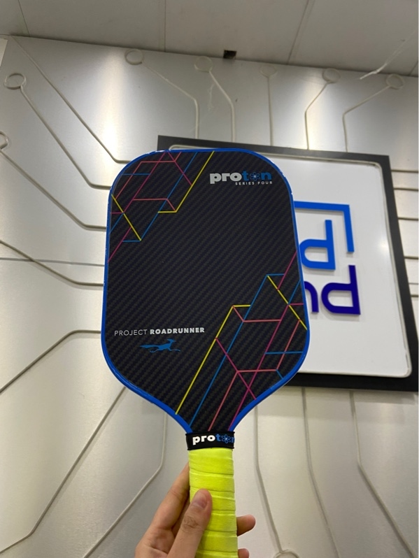 Vợt PickleBall Proton Series Four Project Roadrunner - 15mm - Màu xanh - Ngoại hình: 98% - Body