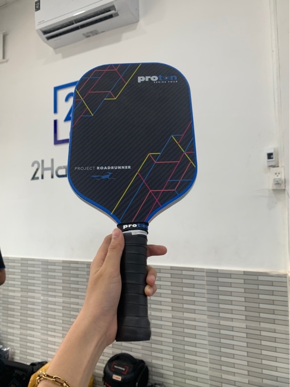 Vợt Pickleball Proton sr 4 - Màu xanh đen - Ngoại hình: 97% - Kèm túi