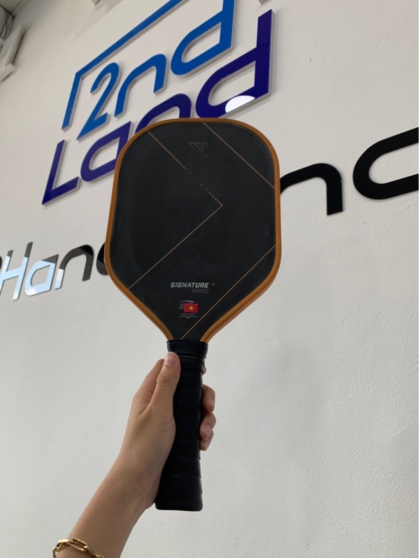 Vợt Pickleball Proxr Signature - Màu cam đen - Ngoại hình: 97% - Kèm túi