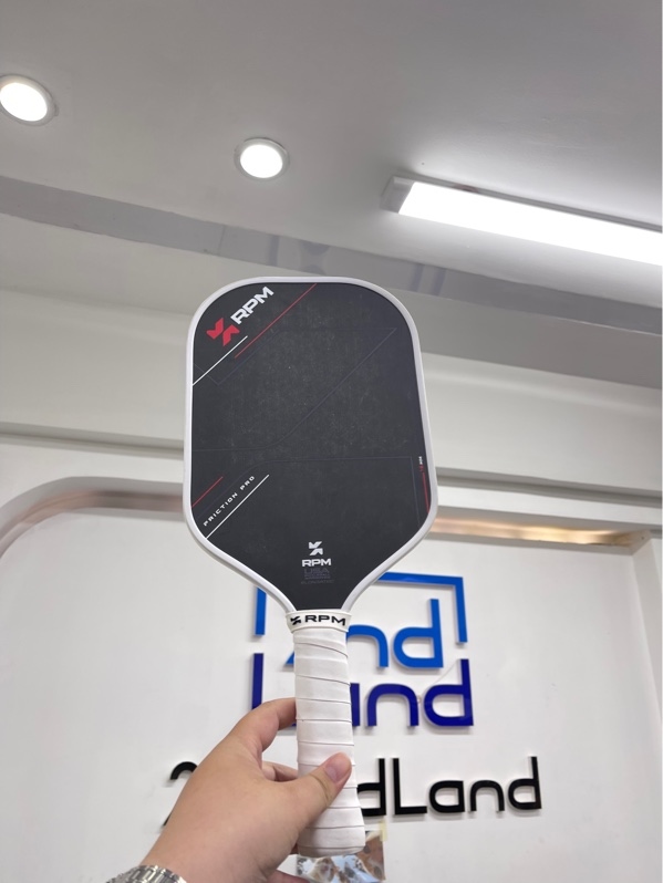 Vợt pickleball RPM Friction Pro Elongated - Màu trắng - Ngoại hình 97.5% - Body