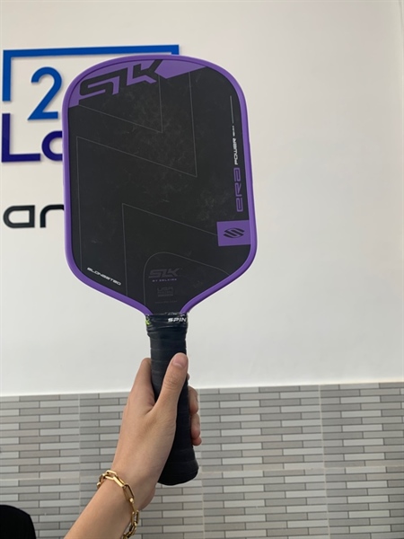 Vợt Pickleball Selkirk Era Power Elongated - 16mm - Màu đen tím - Ngoại hình: 97.5% - Cấn góc - Body