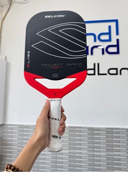 Vợt Pickleball Selkirk Labs Project 007 - 14mm - Màu đen đỏ - Ngoại hình 98.5% - Body