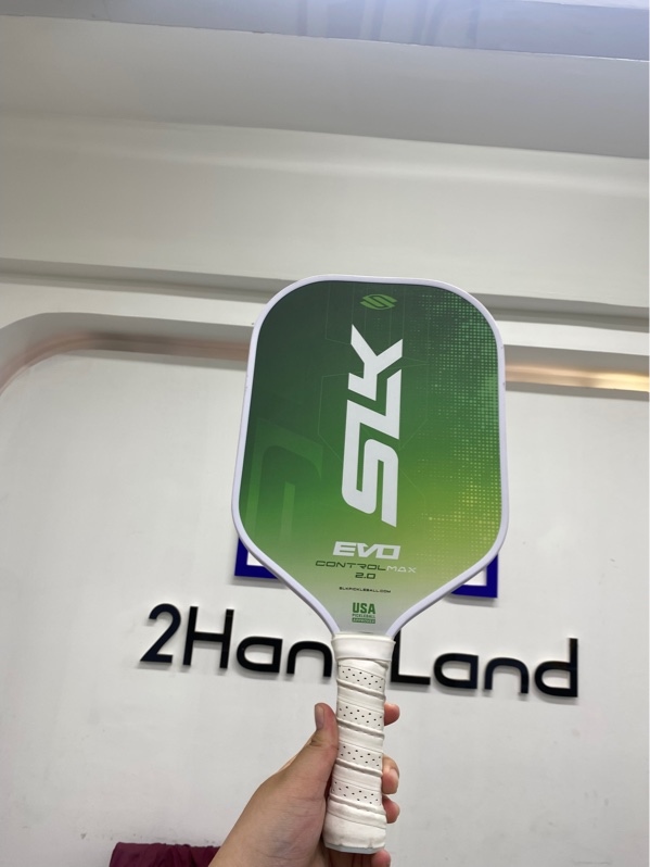 Vợt pickleball Selkirk SLK Evo Control Max - Màu trắng xanh - Ngoại hình 97% - Body