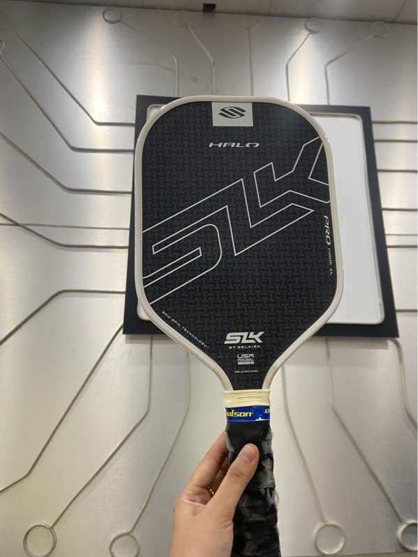 Vợt Pickleball Selkirk SLK Halo Pro XL - 14mm - Màu xám - Ngoại hình: 97% - Xước thân - Body