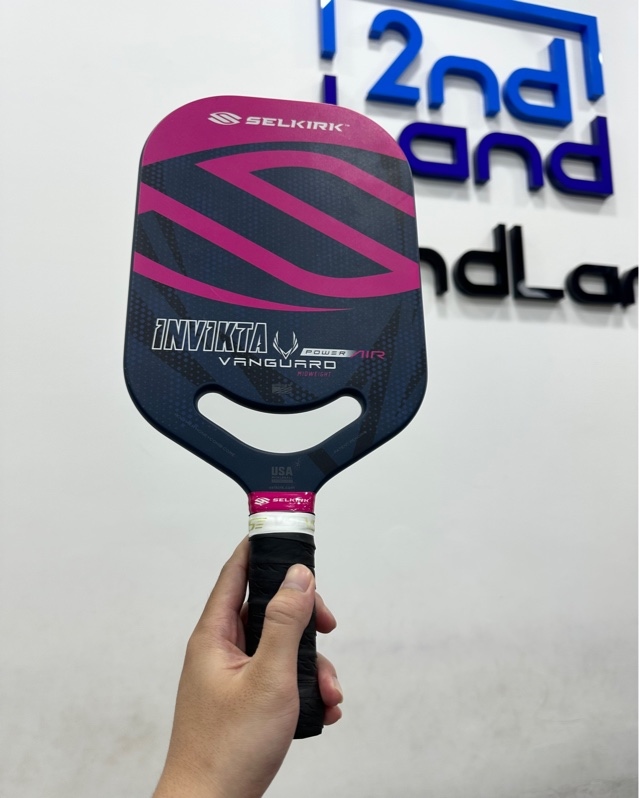Vợt Pickleball Selkirk Vanguard Power Air Invikta - Prestige - Màu hồng xanh đậm - Ngoại hình 97% - Body