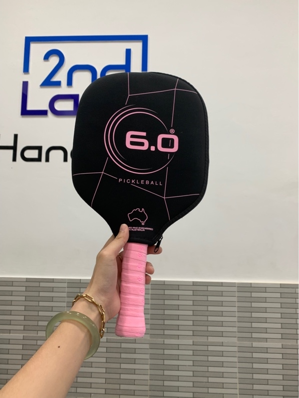 Vợt Pickleball Six Zero Double Black Diamond Control - Màu hồng - Ngoại hình: 97% - Trầy cấn cán - Body