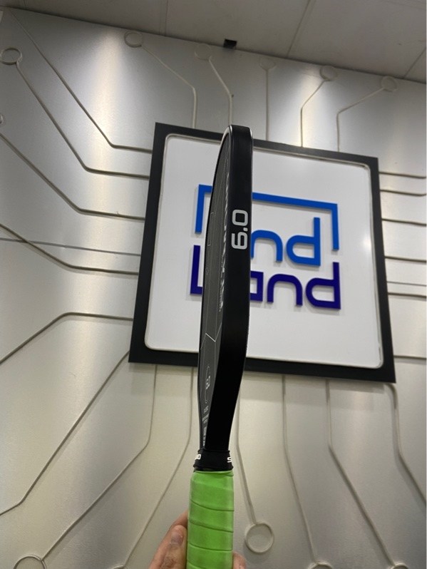 Vợt Pickleball Six Zero Double Black Diamond Rc - 15mm - Màu đen - Ngoại hình: 97% - Kèm túi