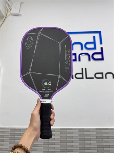Vợt Pickleball Six Zero Quart Z6.0 RC - Màu tím - Ngoại hình 98% - Body