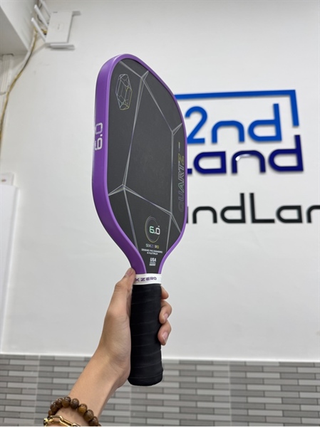 Vợt Pickleball Six Zero Quart Z6.0 RC - Màu tím - Ngoại hình 98% - Body 1