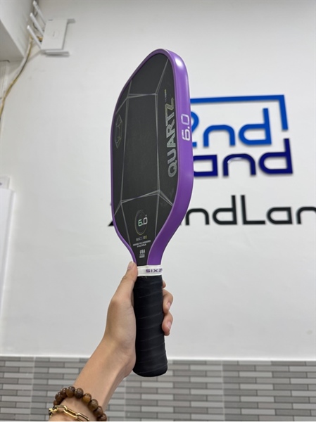 Vợt Pickleball Six Zero Quart Z6.0 RC - Màu tím - Ngoại hình 98% - Body 2
