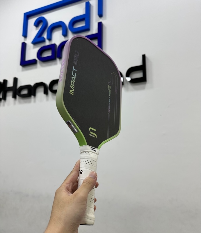 Vợt Pickleball Soxter Impact Pro - 16mm - Màu đen xanh - Ngoại hình 97% - Body