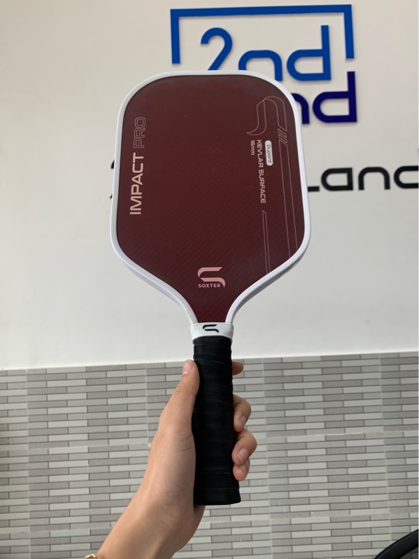 Vợt Pickleball Soxter Impact Pro - 16mm - Màu đỏ - Ngoại hình: 98% - Body