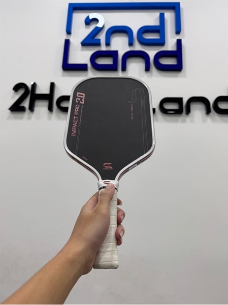 Vợt Pickleball Soxter Impact Pro 2.0 - 14mm - Bản Carbon Teflon - Màu đen đỏ - Ngoại hình 97% - Body