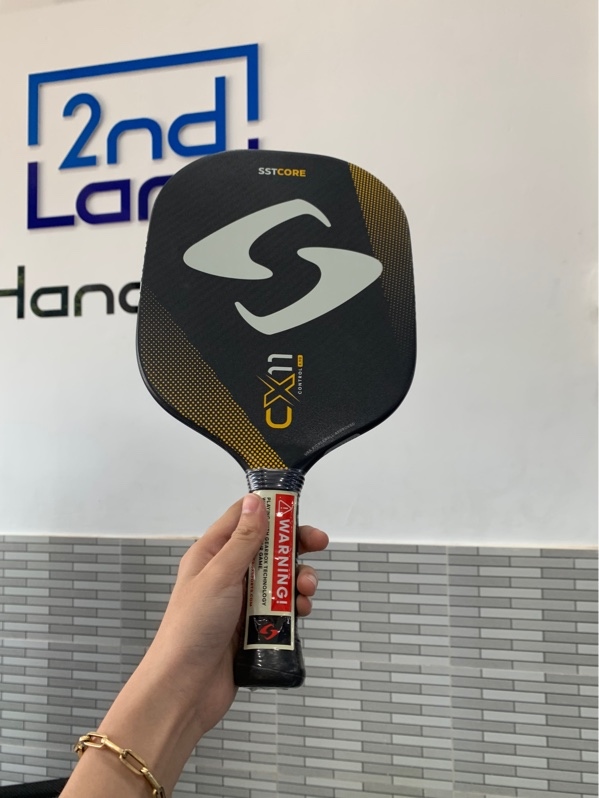 Vợt PickleBall SST Core CX11 Quad Control - Yellow - 8.5oz - Màu đen vàng - Ngoại hình: 98.5% - Body
