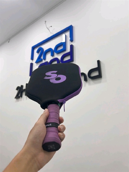 Vợt Pickleball Standout CF3 16 Power - Màu tím - Ngoại hình 97% - Kèm túi 3