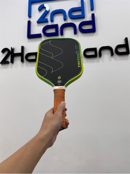 Vợt Pickleball Sypik Triton Pro 2 - Màu xanh lá - Ngoại hình 96% - Vợt hao mòn - Body