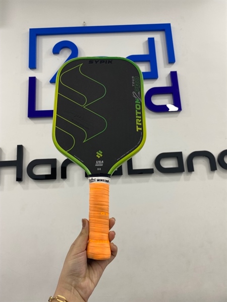Vợt Pickleball Sypik Triton Pro 2 - Màu xanh lá - Ngoại hình 96% - Vợt mòn - Body