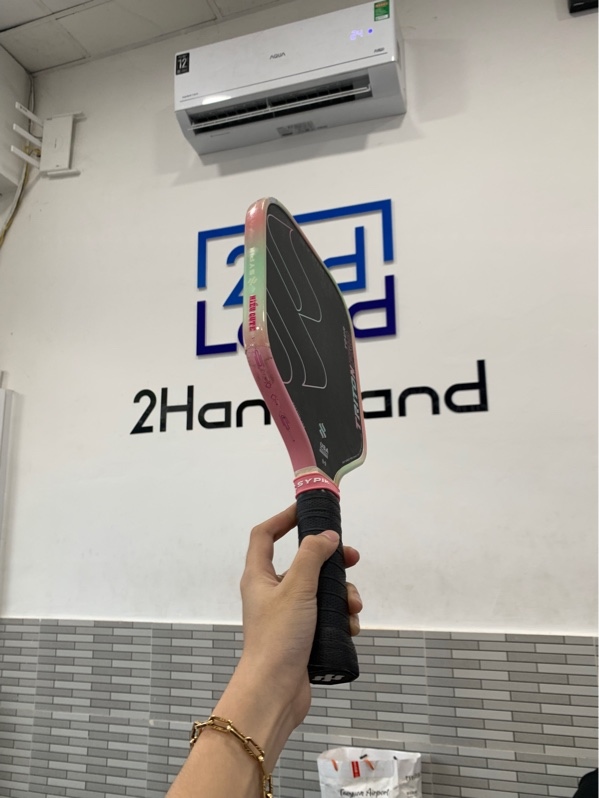 Vợt pickleball Sypik Triton Pro Tour - 16mm - Màu hồng đen - Ngoại hình: 97% - Body