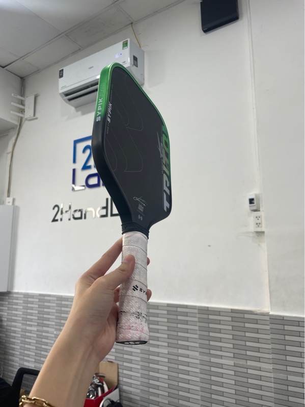Vợt pickleball SYPIK TRITON ULTIMATE PRO 5 - 16mm - Màu xanh - Ngoại hình: 96% - Trầy nhiều - Body