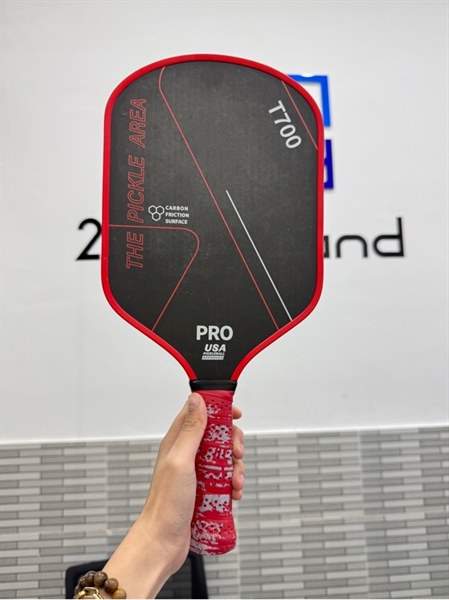 Vợt Pickleball T700 Pro - Màu đỏ - Ngoại hình: 98% - Body