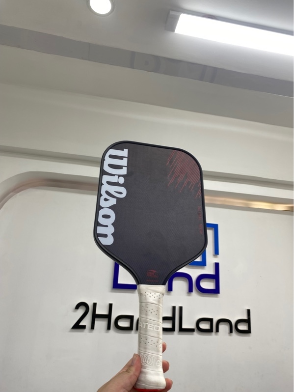 Vợt Pickleball Wilson Fierce Pro - 13mm - Màu đen đỏ - Ngoại hình 97.5% - Body