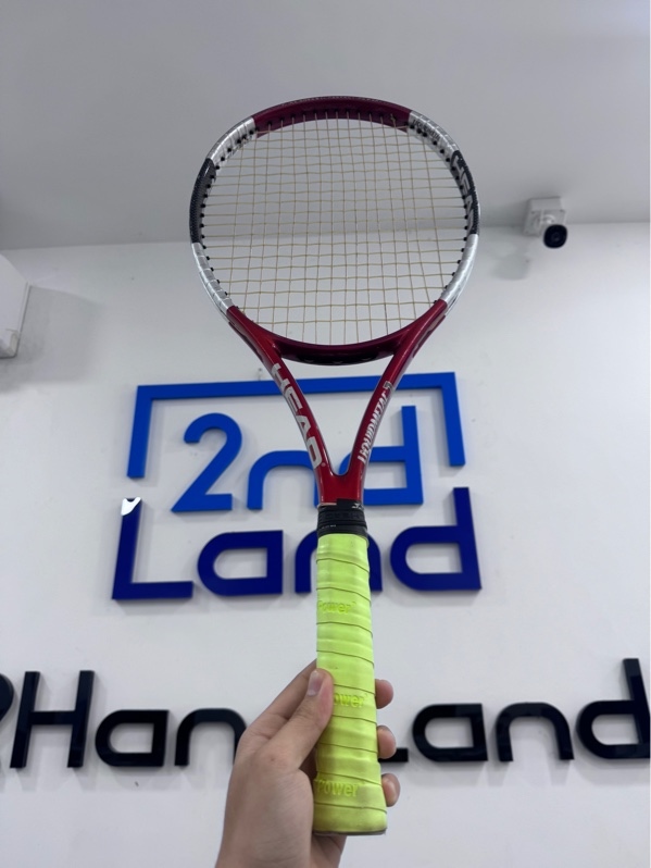 Vợt tenis head liquidmetal - Màu đỏ - Ngoại hình 97% - Trầy nhiều - Body