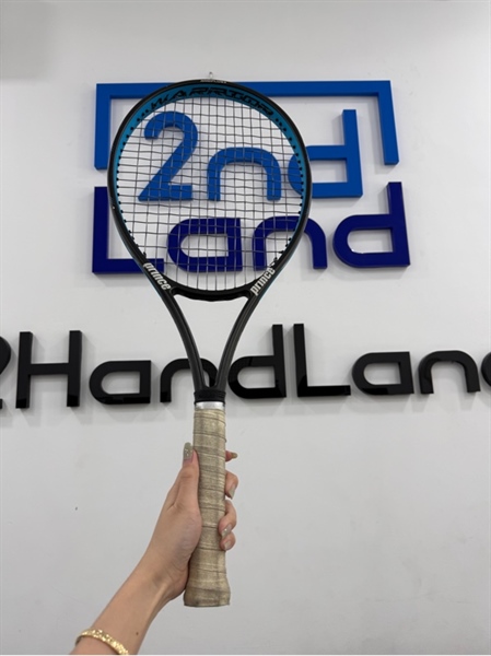 Vợt Tenis Prince Textreme Warrior 107 - Màu đen xanh - Ngoại hình 97% - Trầy ngọn , tróc sơn nhẹ - Body 2