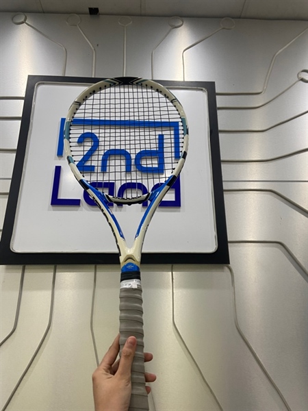 Vợt Tennis Babolat Evo Drive Lite - Màu trắng xanh - Ngoại hình: 97% - Body