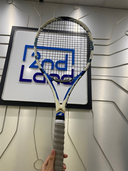 Vợt Tennis Babolat Evo Drive Lite - Màu trắng xanh - Ngoại hình: 97% - Body 2