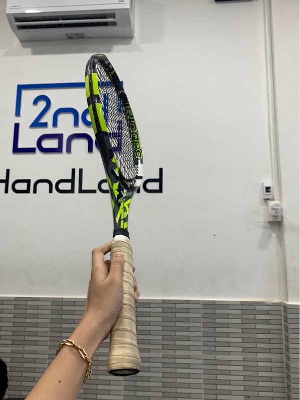 Vợt tennis Babolat pure aero 2023 - 285g - Màu xanh đen - Ngoại hình: 98% - Kèm túi