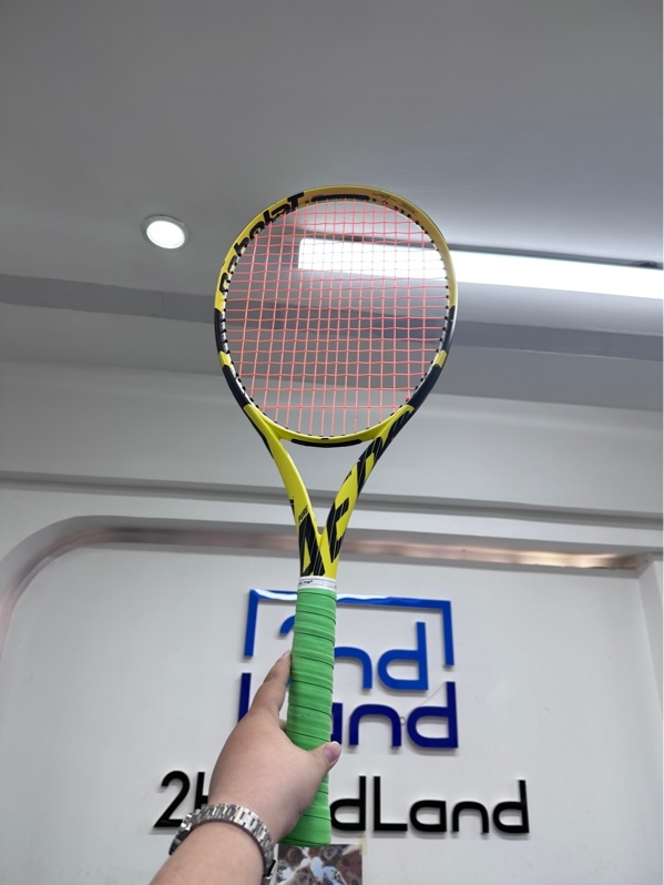 Vợt tennis Babolat Pure Aero - 285g - Màu vàng neon - Ngoại hình 97.8% - Body