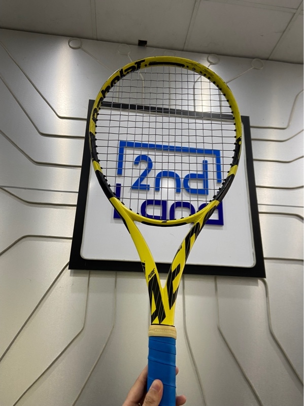 Vợt Tennis Babolat Pure Aero Lite - Màu vàng - Ngoại hình: 97% - Xước sườn - Body