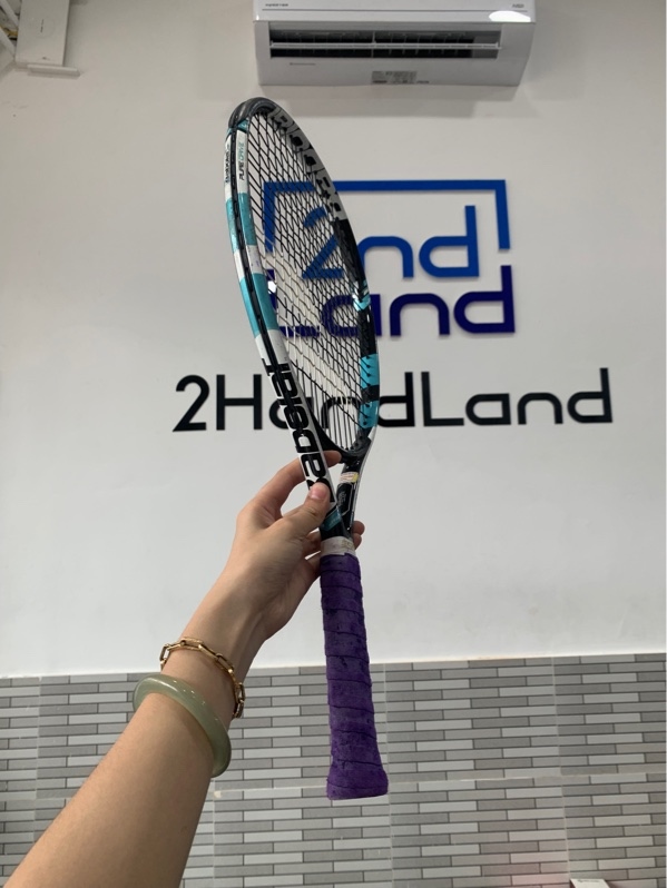 Vợt tennis Babolat Pure Drive Junior 23 - 215GR - Màu xanh trắng - Ngoại hình: 97% - Body